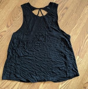 Beyond Yoga "Super Slick" Black Tank, Sz L